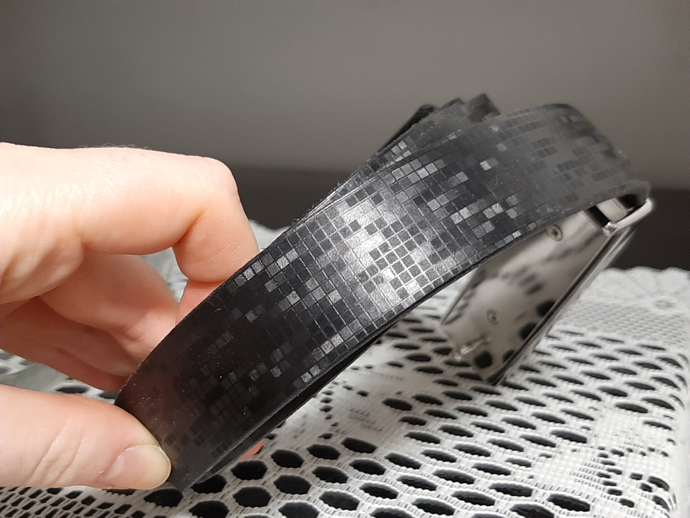 Leather Belt Silver/Black - photo 2