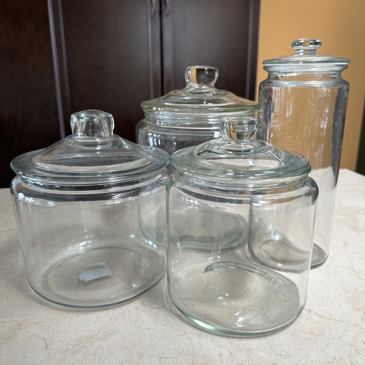 Glass Jar Set of 4