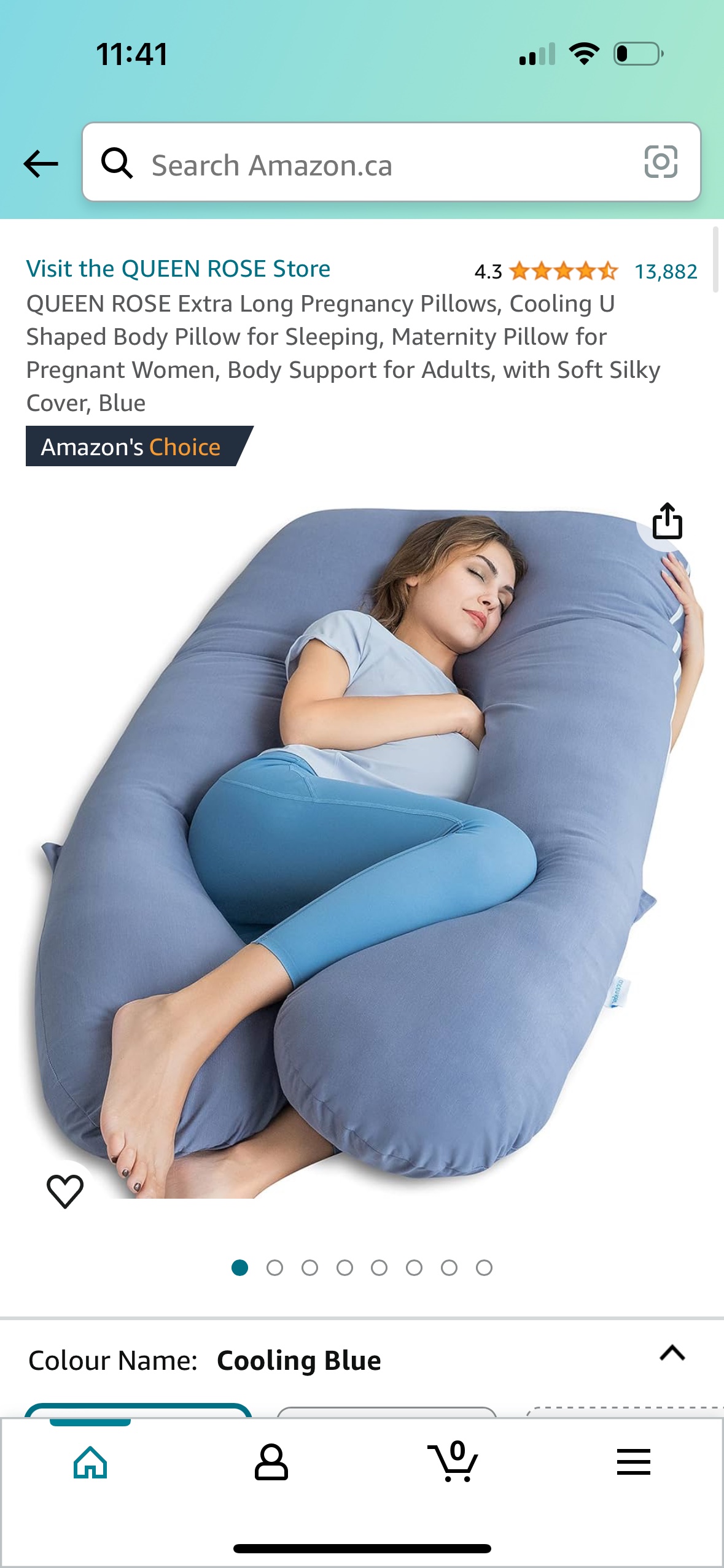 Queen Rose Pregnancy Pillow thumbnail