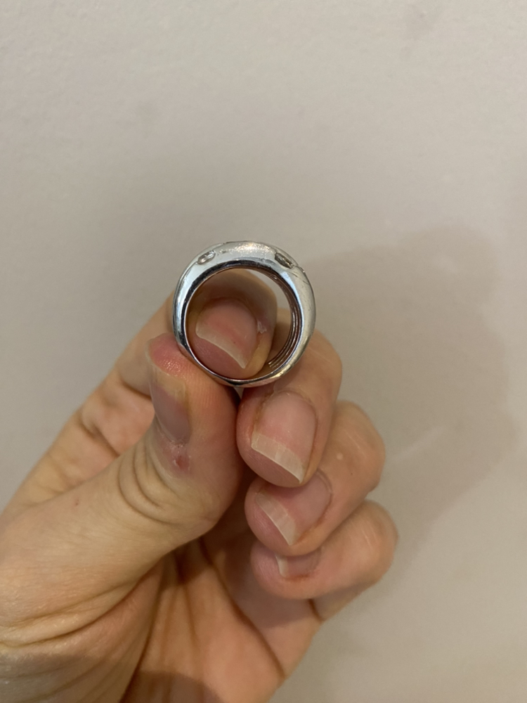 Sterling Silver Diamonelle Ring size 7 image indicator(2)