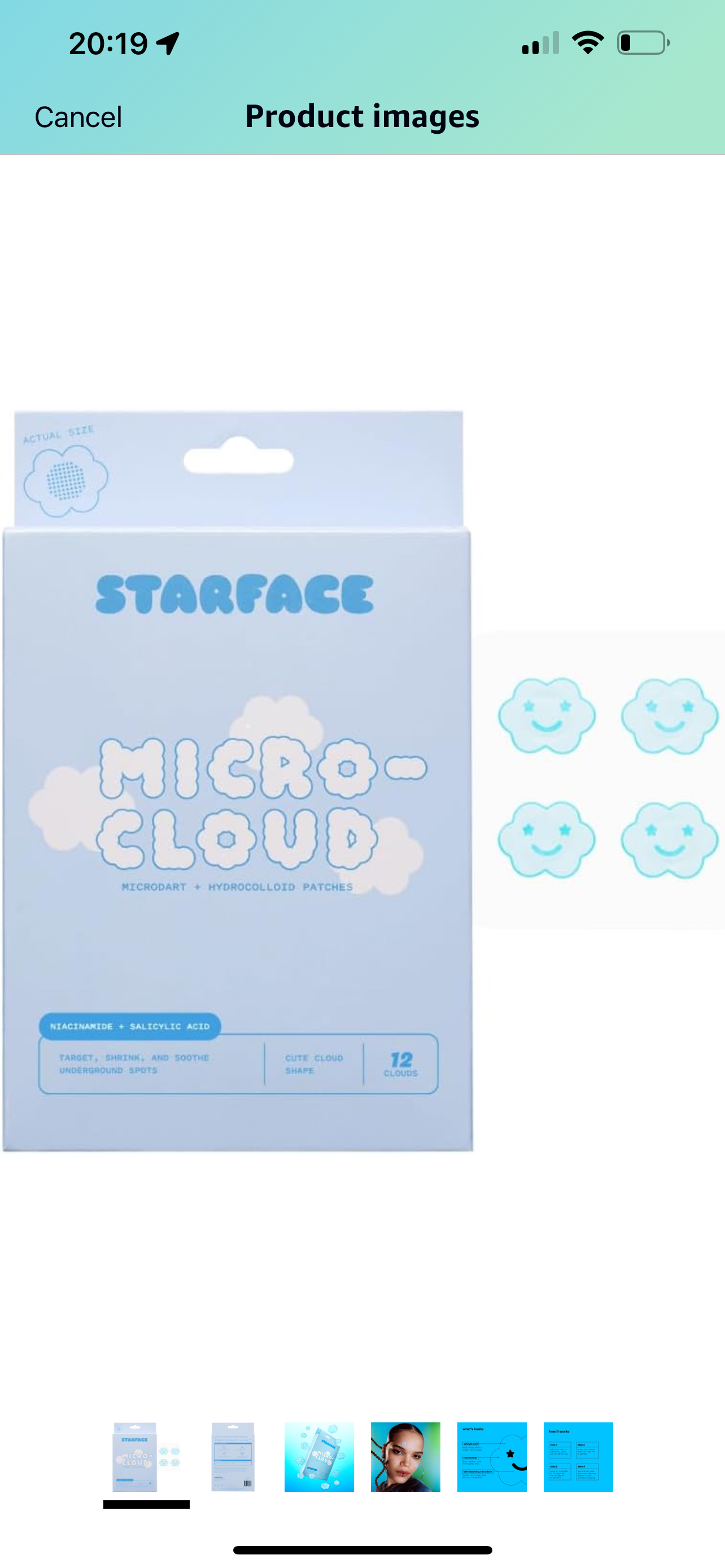#Freecycle Starface MicroCloud pimple patches image indicator(3)