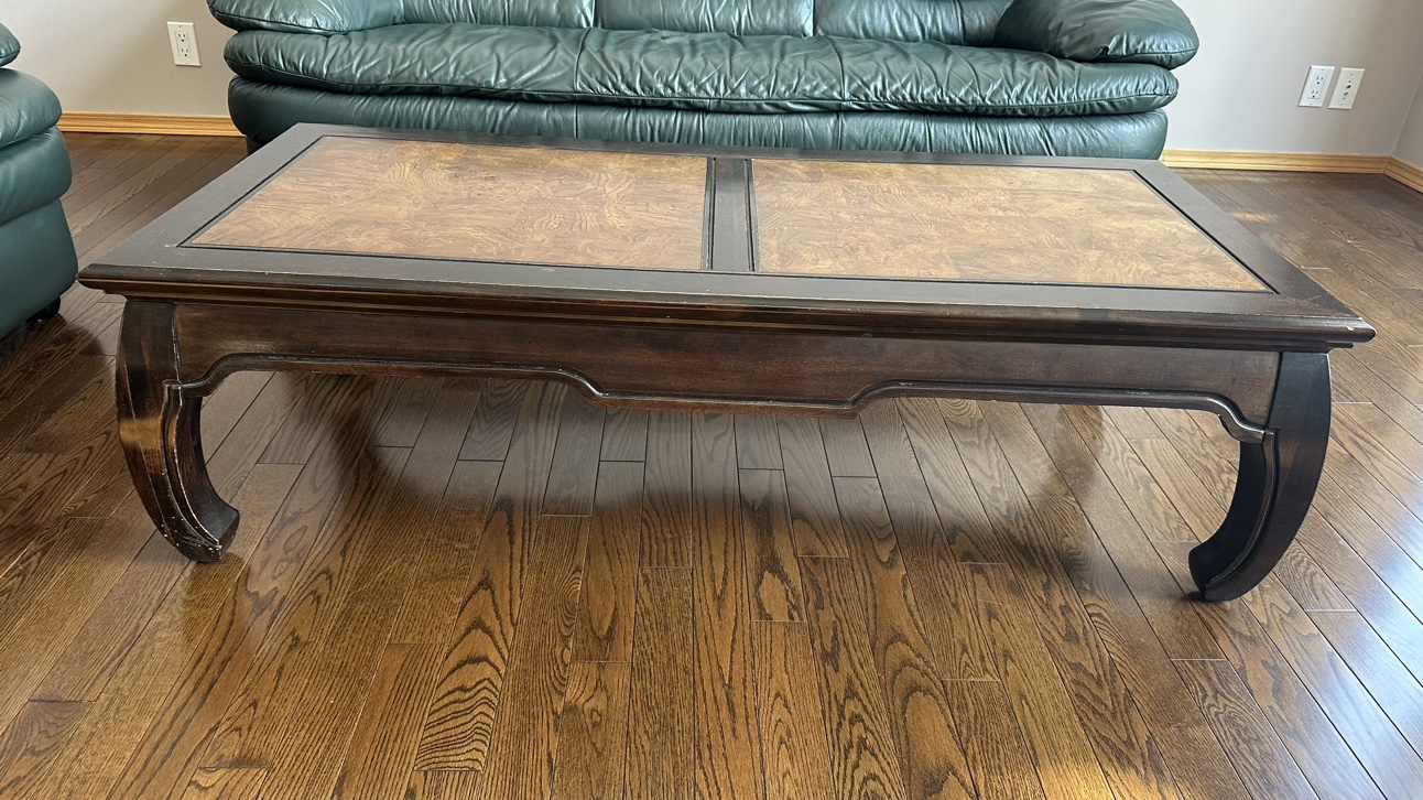 Coffee table and side tables