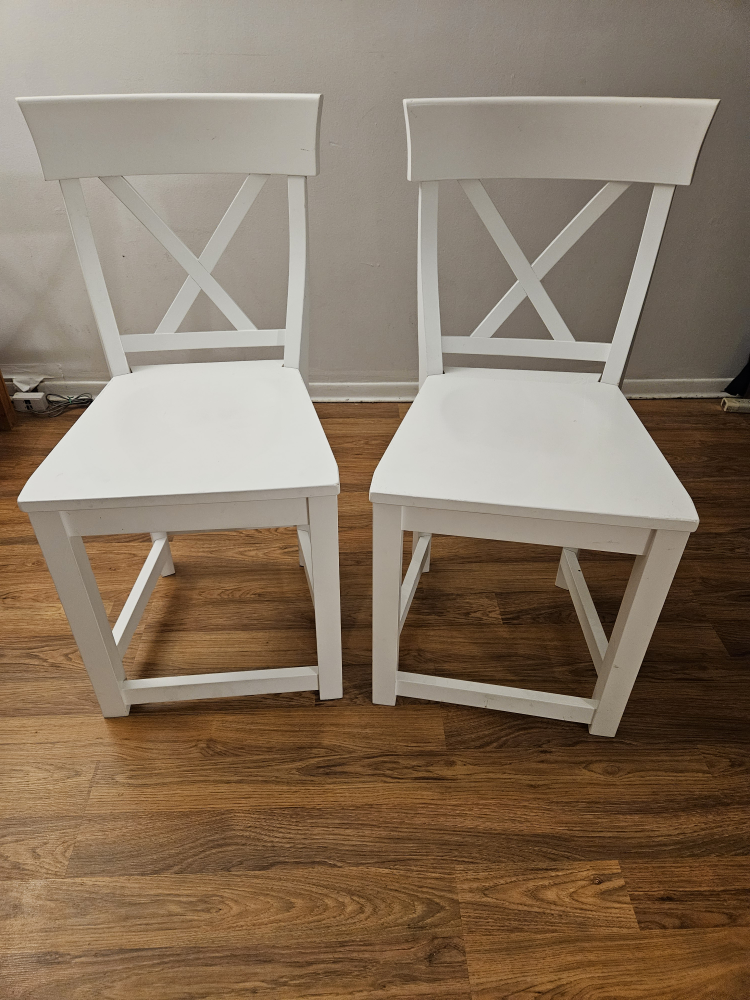 white chairs 2 for 40