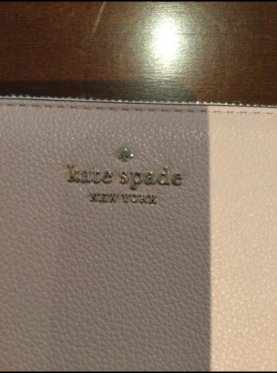 Kate Spade Jackson Leather Large Zip Pouch Rosycheeks image indicator(2)