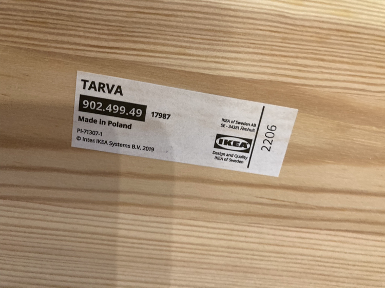 Wooden queen size bedframe - photo 3