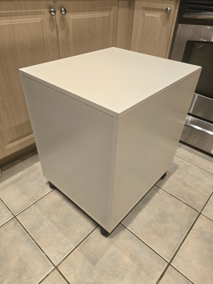 Vintage IKEA Mighty 3 Drawer Mobile unit w/ File Cabinet option - photo 4