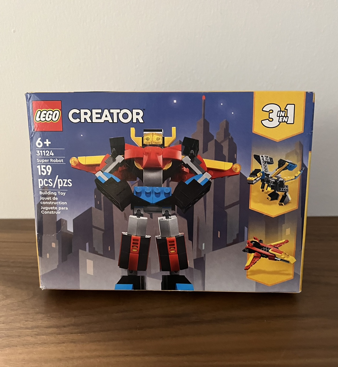 3 in 1 LEGO Creator Super Robot Building Kit thumbnail