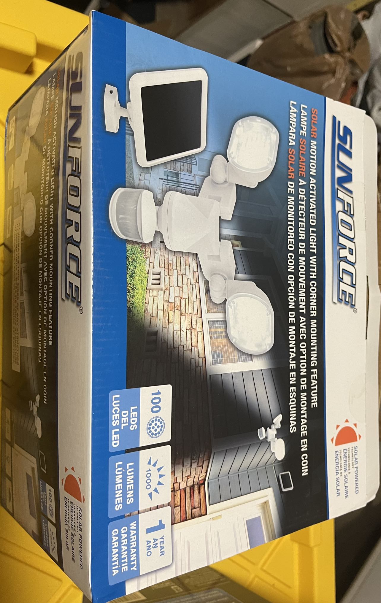 Sunforce 1000 Lumen LED Motion Activated Solar Security Light
