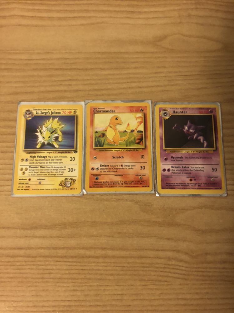 First edition Pokémon cards thumbnail