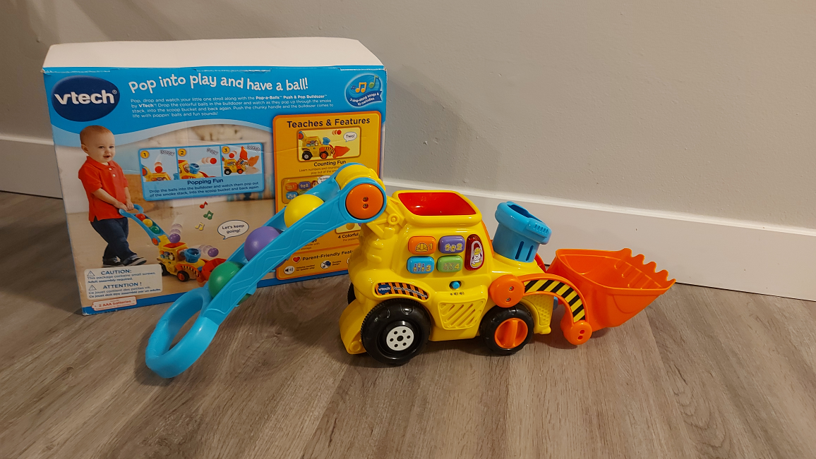#Almost New VTech pop-a-ball push bulldozer with music thumbnail