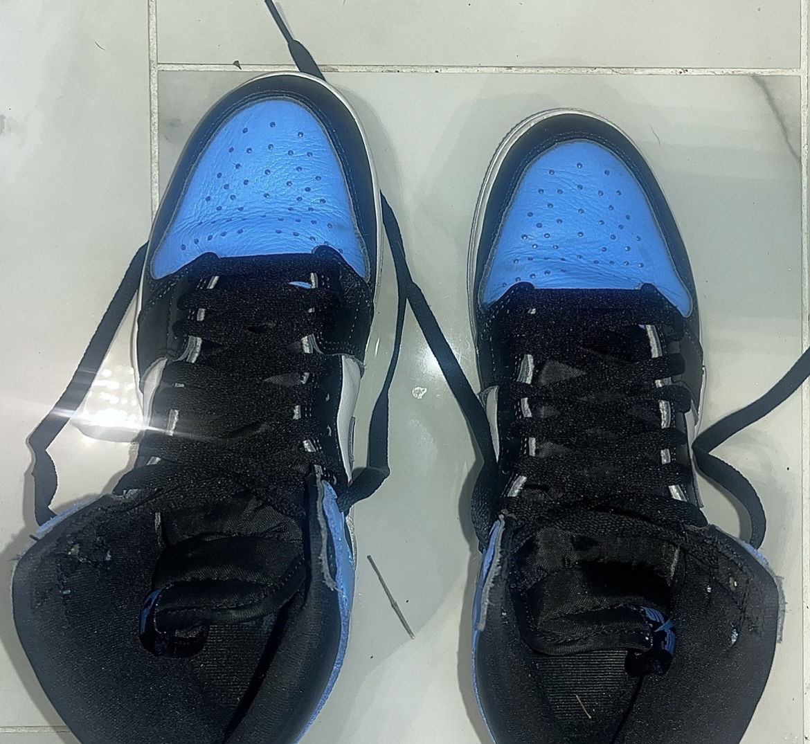 (8.5M/10W) Jordan 1 UNC Toe - photo 2