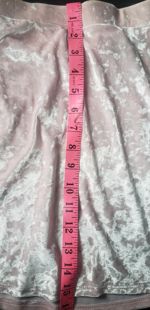 Pink Velvet Skirt - A-line Flair - Coquette / Balletcore Style image indicator(3)