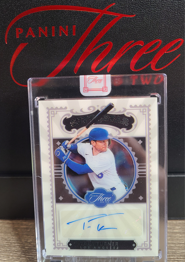 2022 Panini Trae Turner Autographed Baseball Card