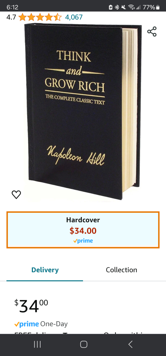 Book (new) Think and Grow RICH image indicator(2)