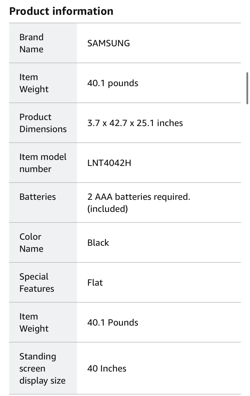 Samsung TV 40” LCD 720p - photo 4