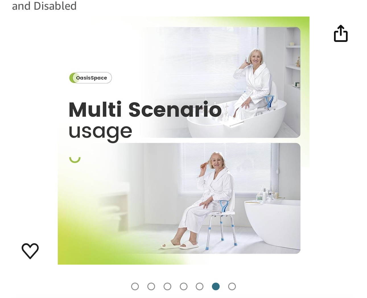 Oasis Space shower chair - photo 4