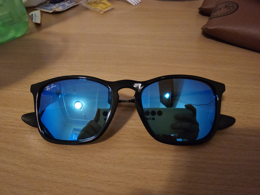 Two pairs of men's Raybon sunglasses