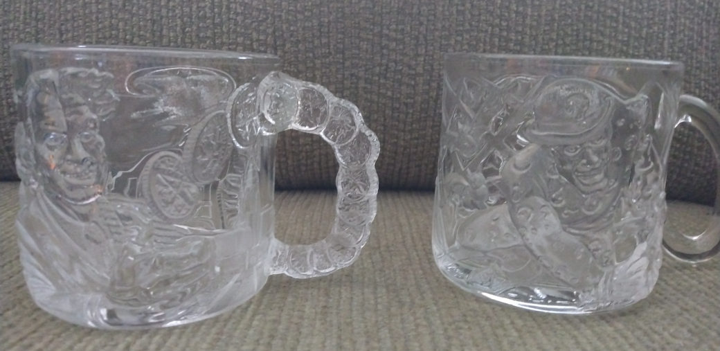 Two McDonald's Batman Forever Mugs thumbnail