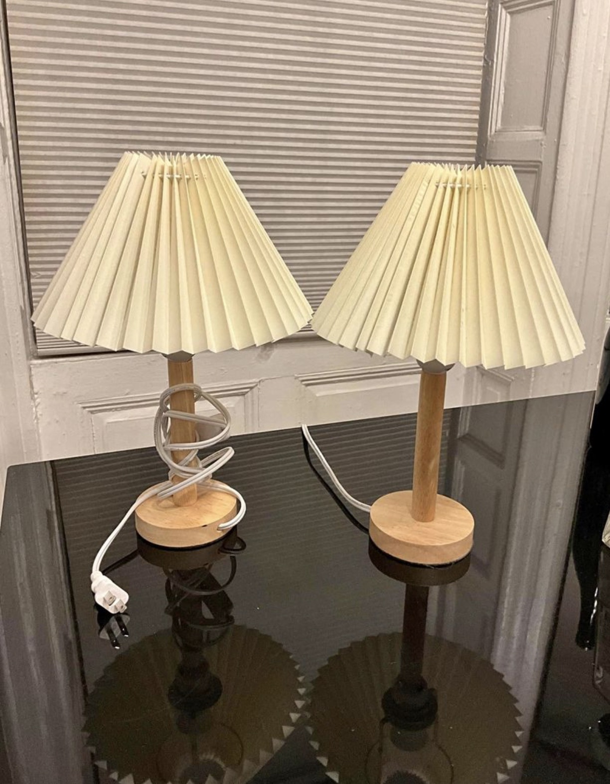 MATCHING 2piece Lamp with bulbs