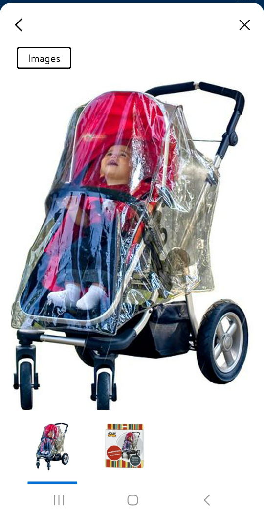 Jolly Jumper Rain and Wind Stroller Cover