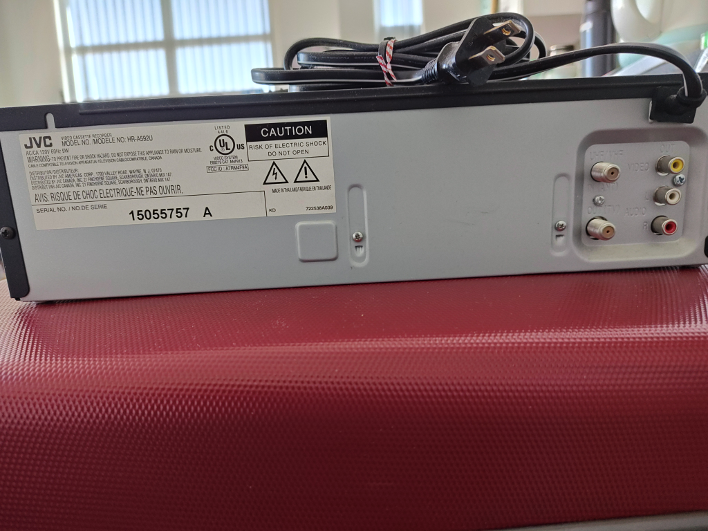 VCR VIDEO PLAY/RECORDER image indicator(3)