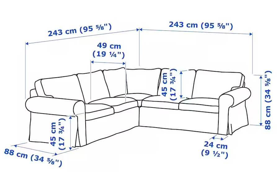 IKEA Sectional Couch - photo 5