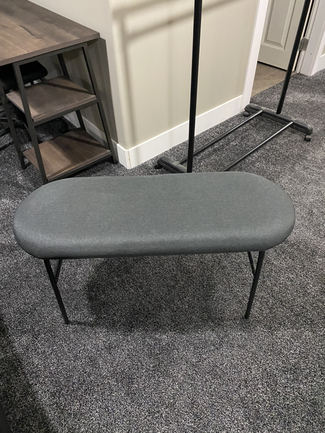 Grey/blue Bench