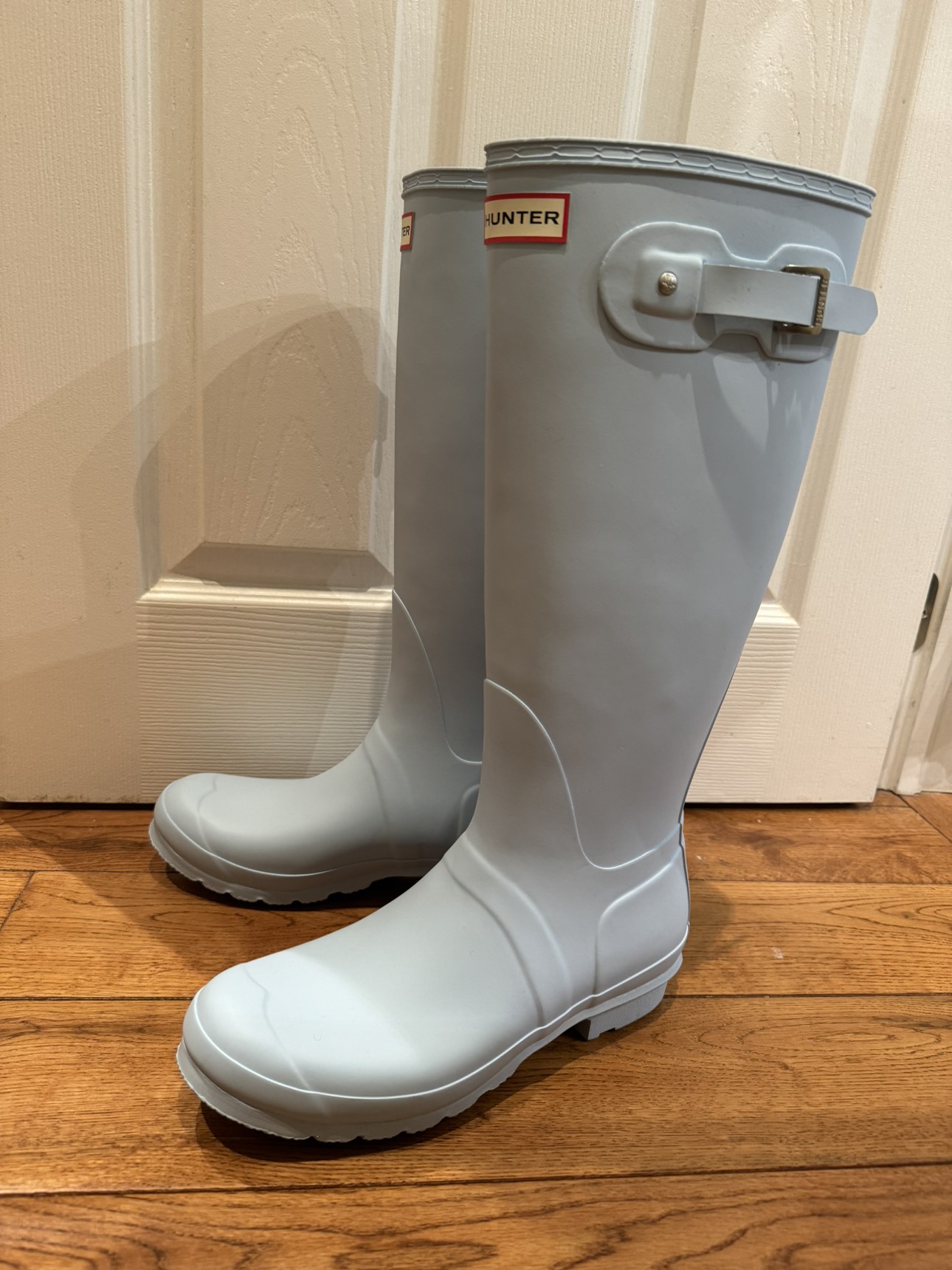 Baby blue Hunter rain boots size 11 - photo 2
