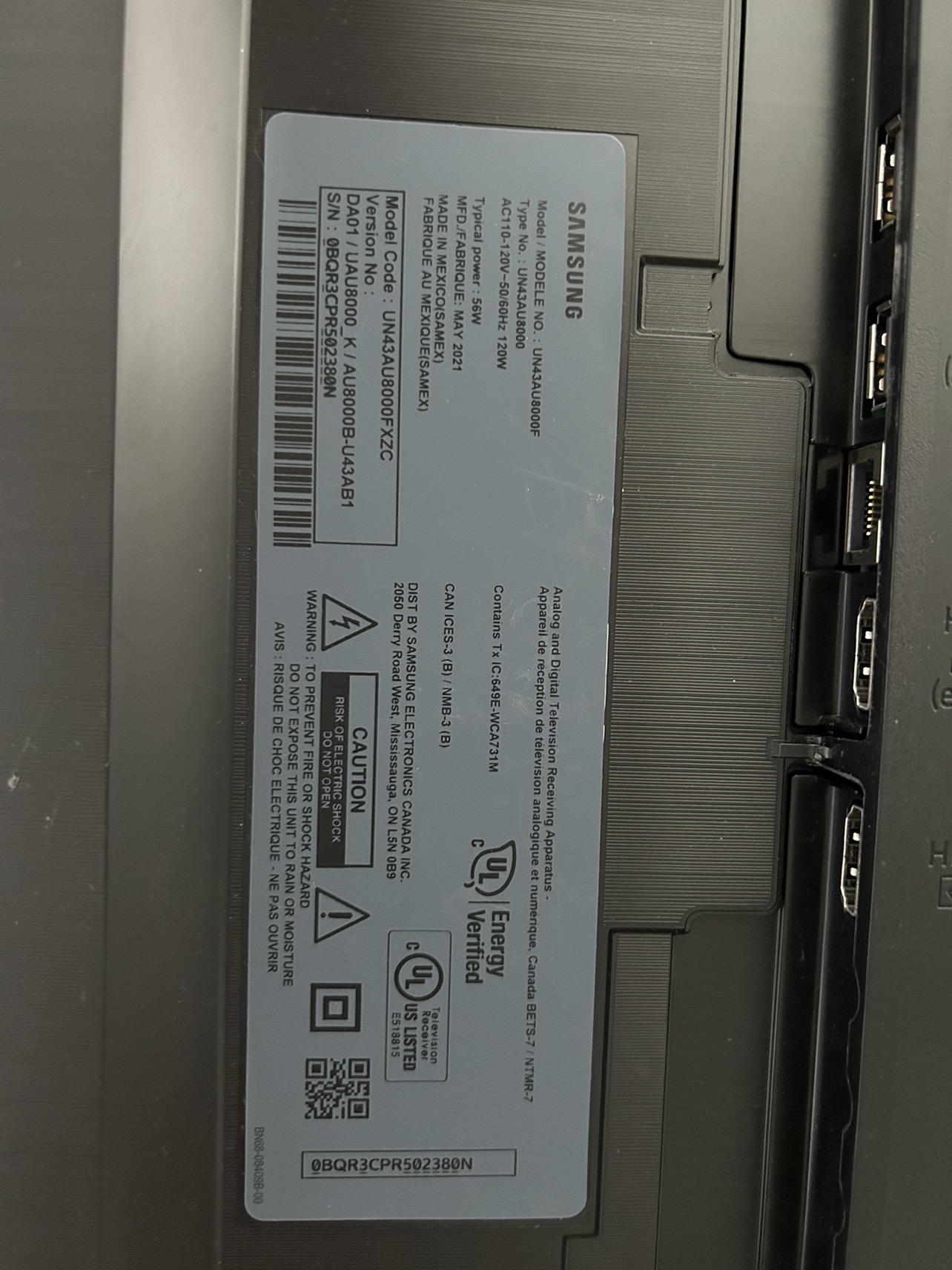 Samsung 43" Tv - photo 2