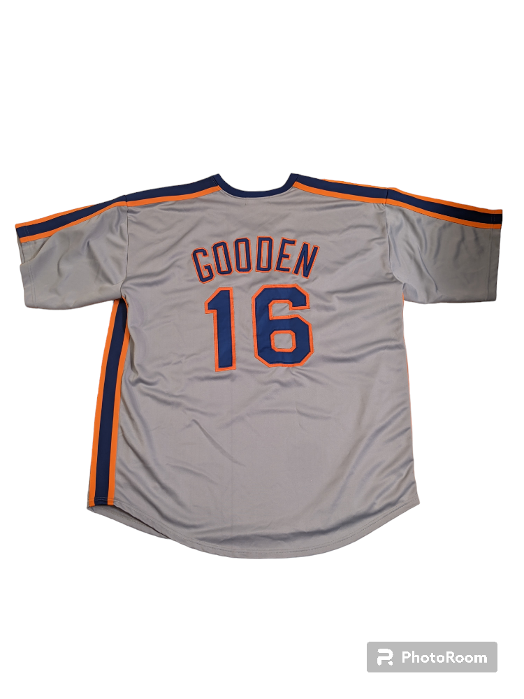 USED New York #16 GOODEN 1987 jersey SIZE APPROX. MENS 2XL/3XL image indicator(2)
