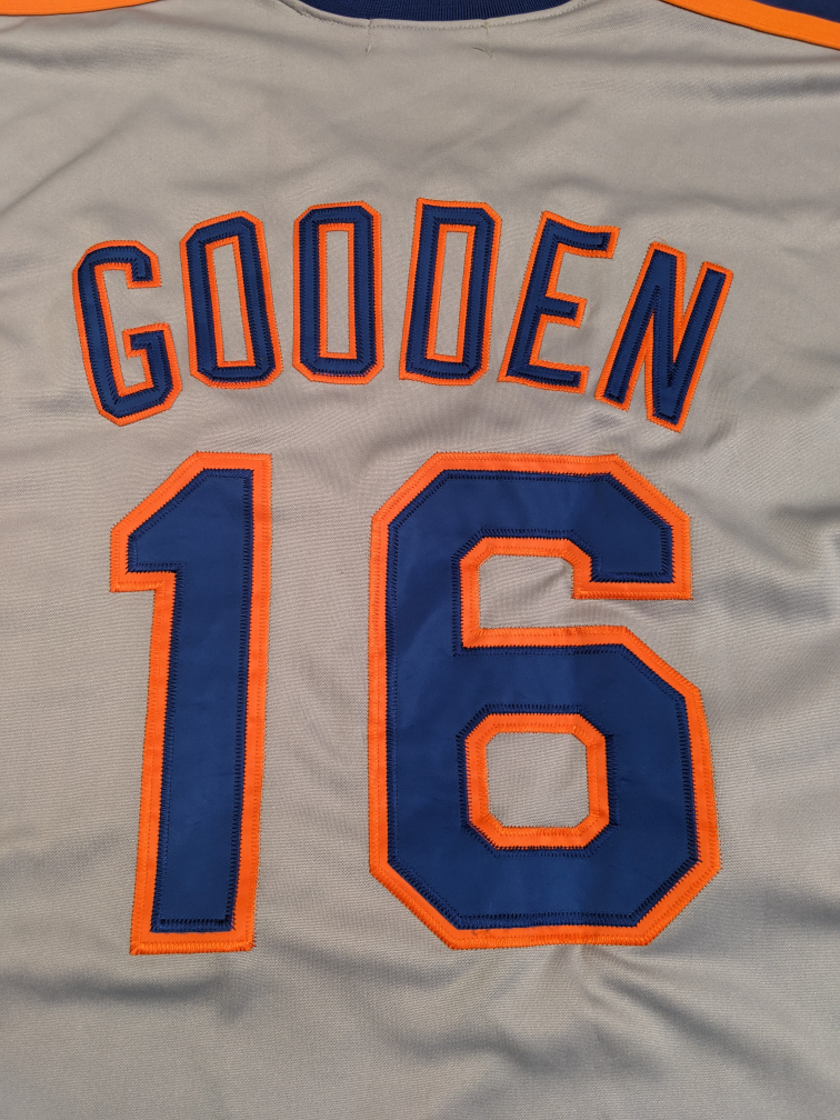 USED New York #16 GOODEN 1987 jersey SIZE APPROX. MENS 2XL/3XL image indicator(3)