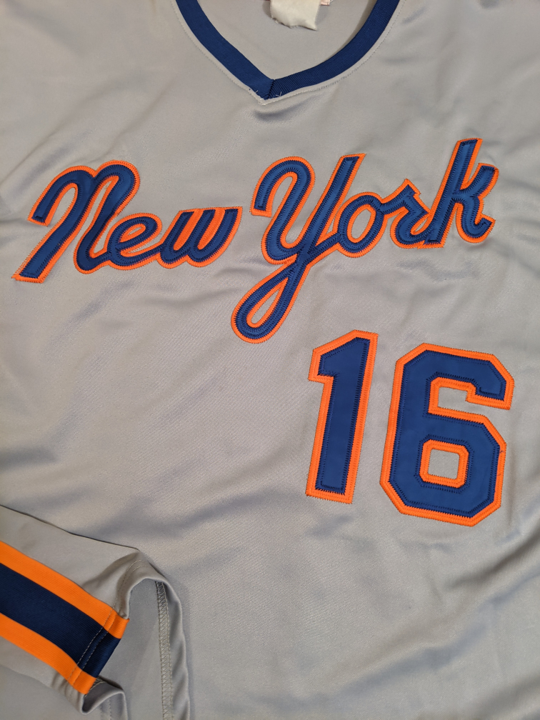 USED New York #16 GOODEN 1987 jersey SIZE APPROX. MENS 2XL/3XL image indicator(6)