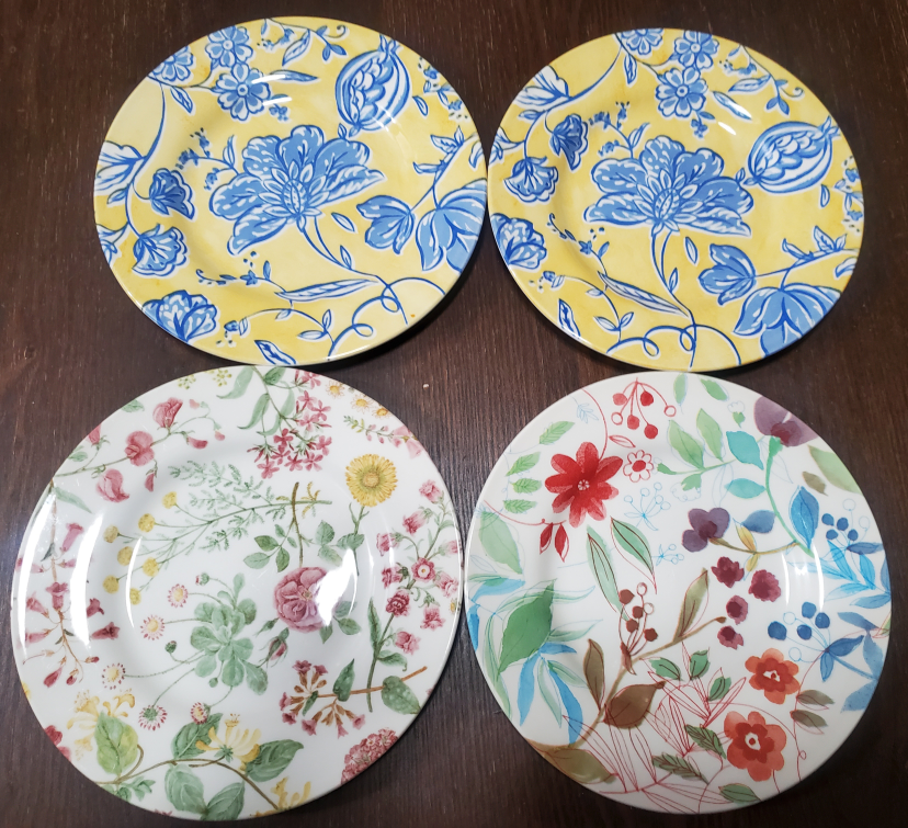 4 Royal Stafford plates