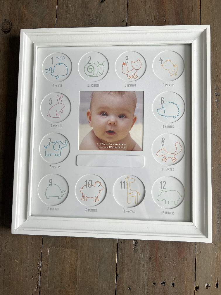 Baby picture frame