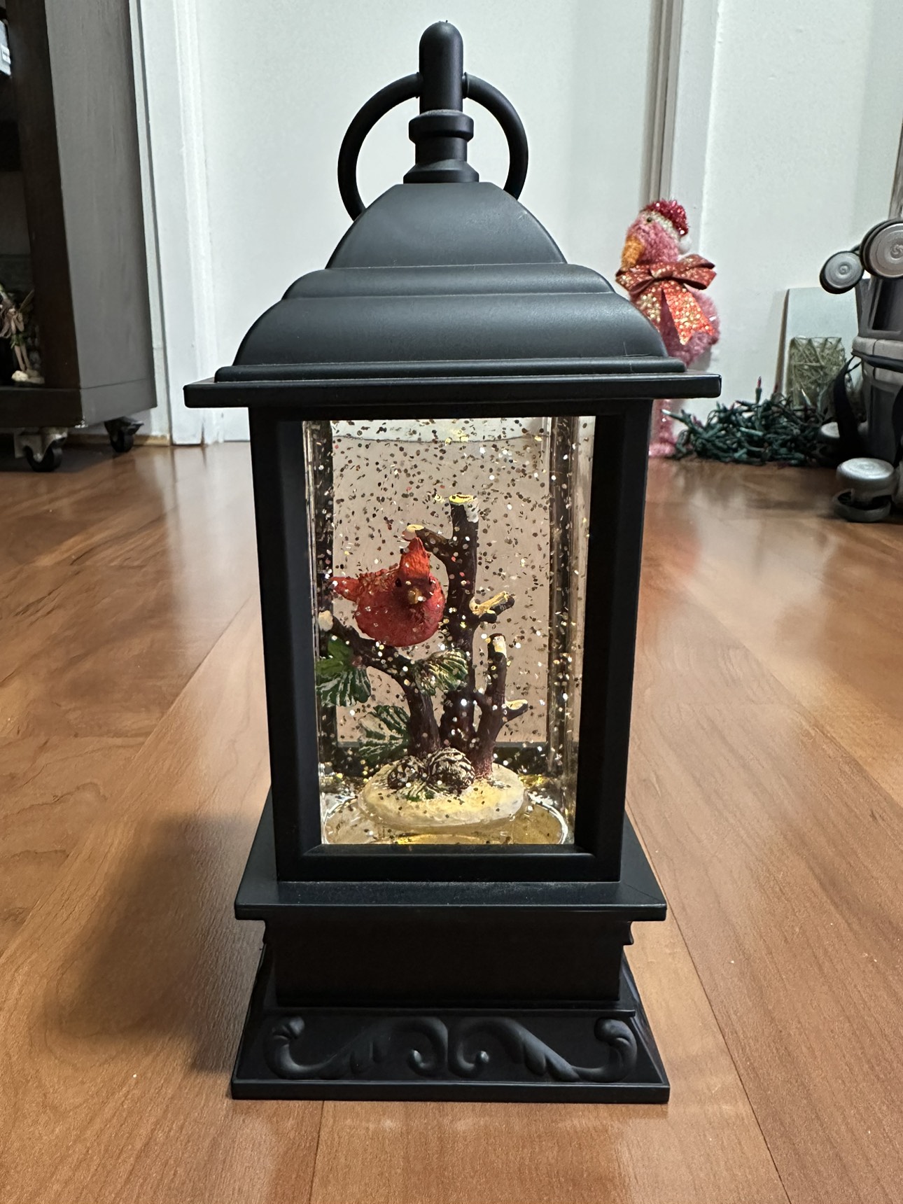 Christmas cardinal snow globe image indicator(3)