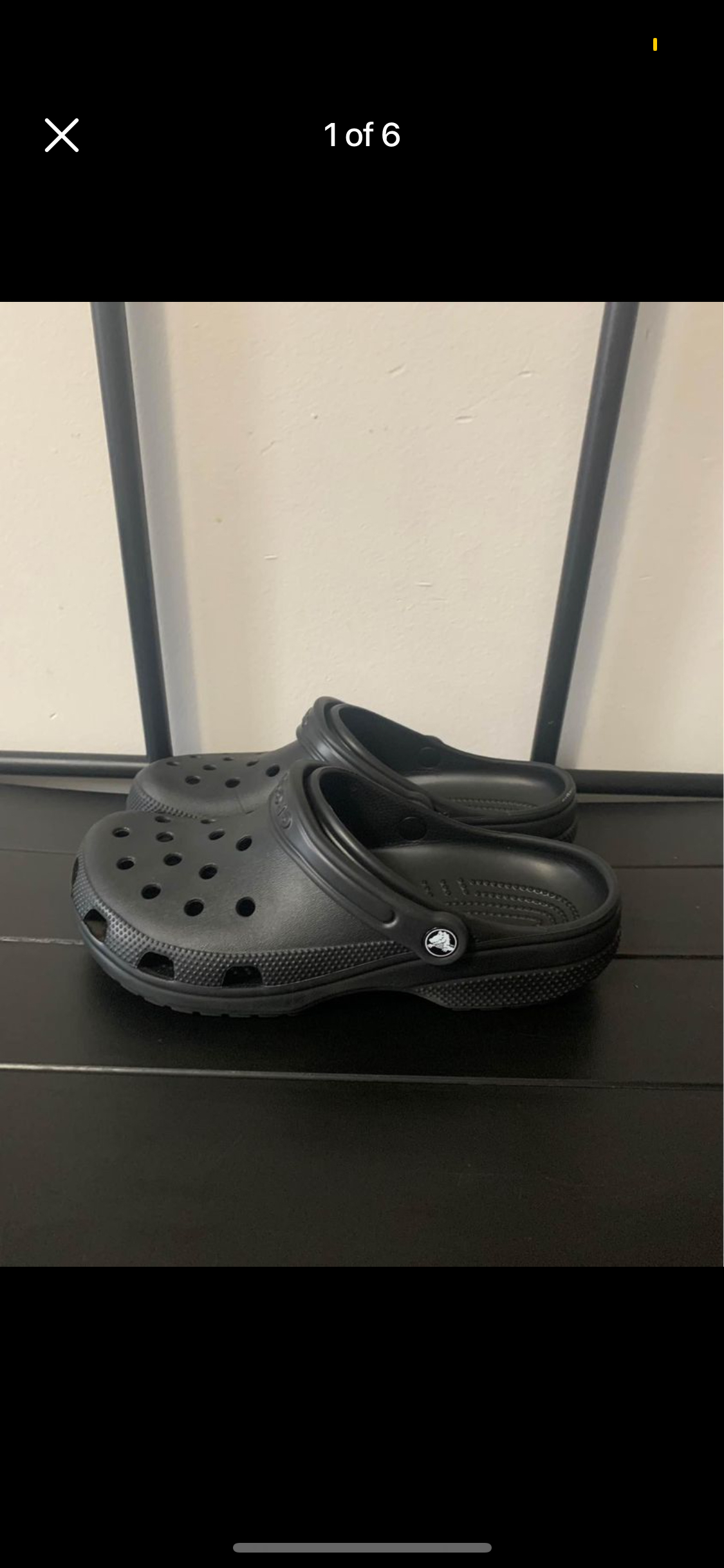 Black crocs