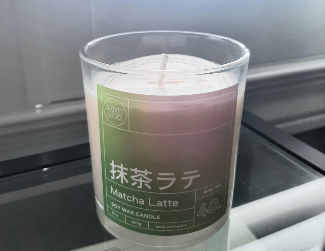 Matcha Latte Scented Soy Wax Candle image indicator(2)