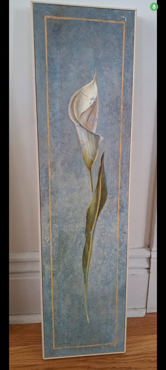 Trio of Flowers (on wood) image indicator(4)