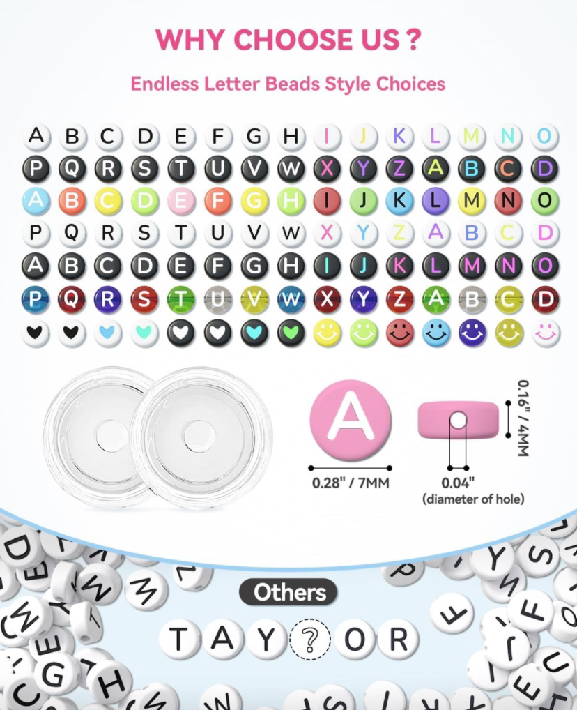 11000 Pcs Polymer Clay Beads Bracelet Making Kit for Girls image indicator(3)