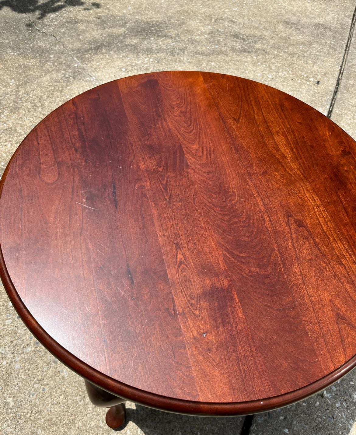 Vintage wooden end table - photo 5