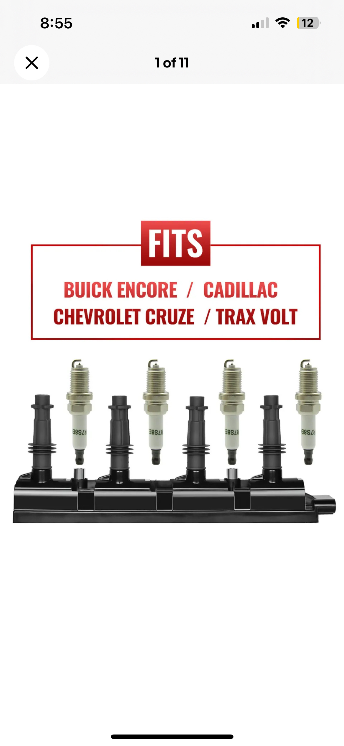 UF669 Ignition Coil,4 Spark Plug BuickEncoreChevyCruzeSonicTrax