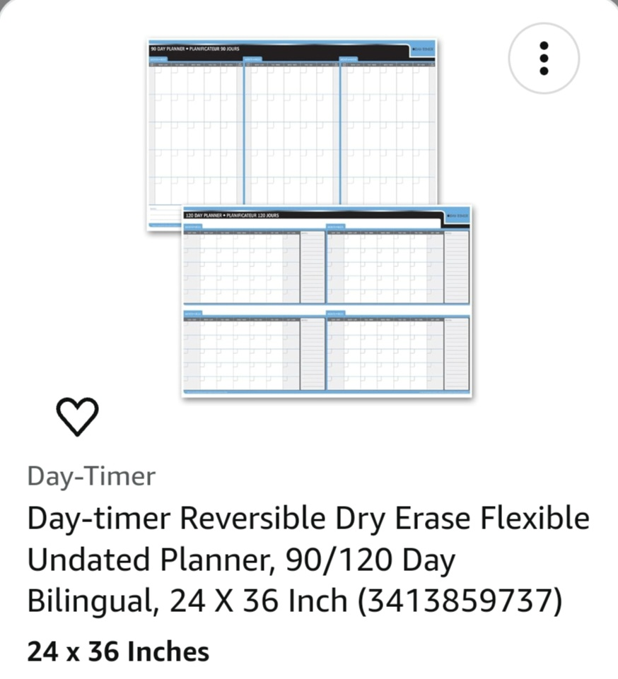 Dry erase board calendar thumbnail