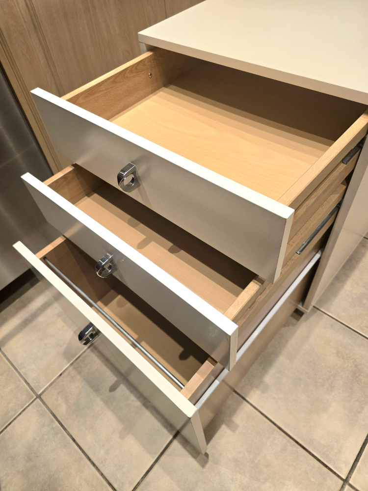 Vintage IKEA Mighty 3 Drawer Mobile unit w/ File Cabinet option - photo 3