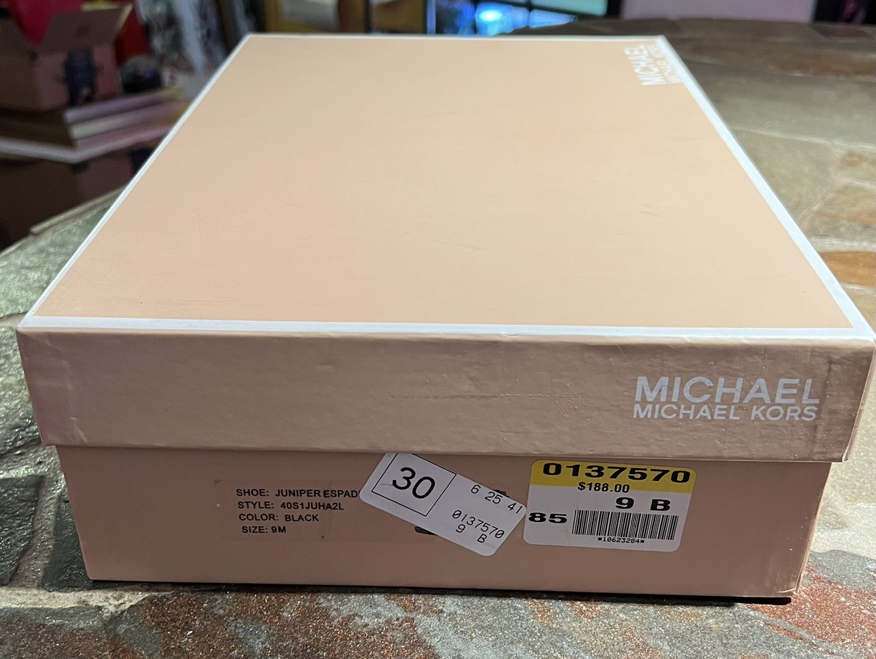 Michael Kors Camel Square Toe Mule High Heels (Women’s 6)(LNIB) image indicator(6)