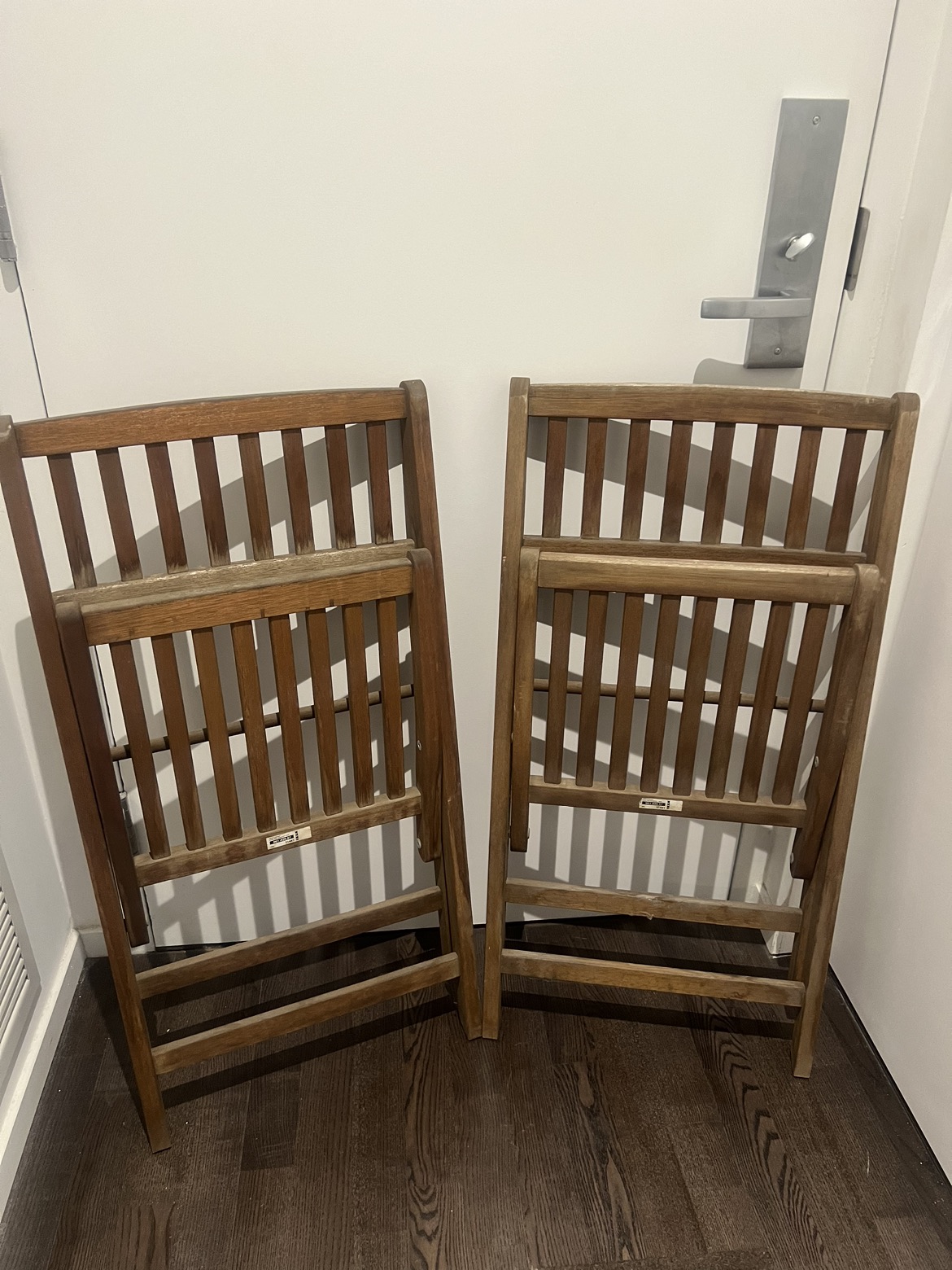 2 Folding Outdoor Patio Chairs - Ikea image indicator(4)