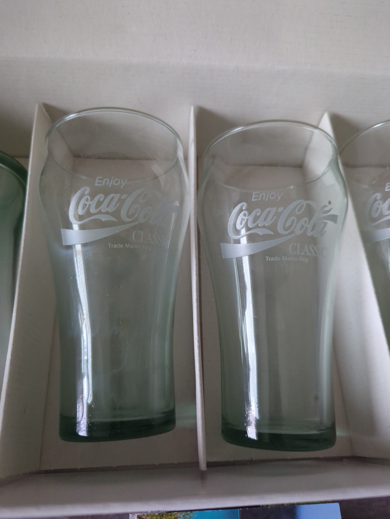 Vintage Classic Coca-Cola Glasses - 6 total image indicator(2)