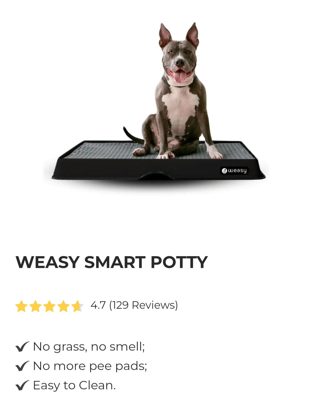 Weasy Smart Dog Potty