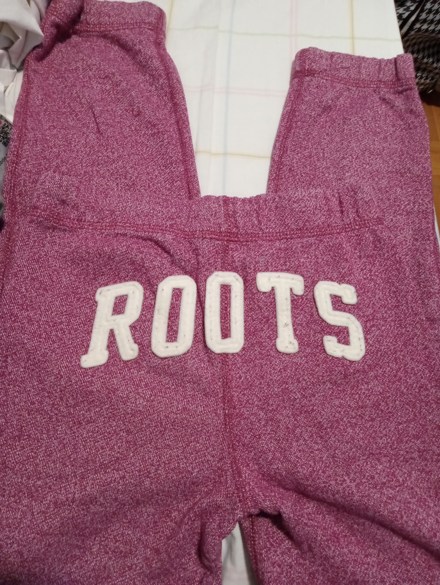 Kids Organic Original Roots joggers sweatpants Dark Pink image indicator(4)