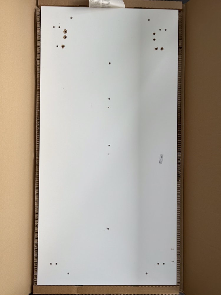 IKEA TROTTEN Tabletop, White, 160x80 cm #freecycle - photo 2