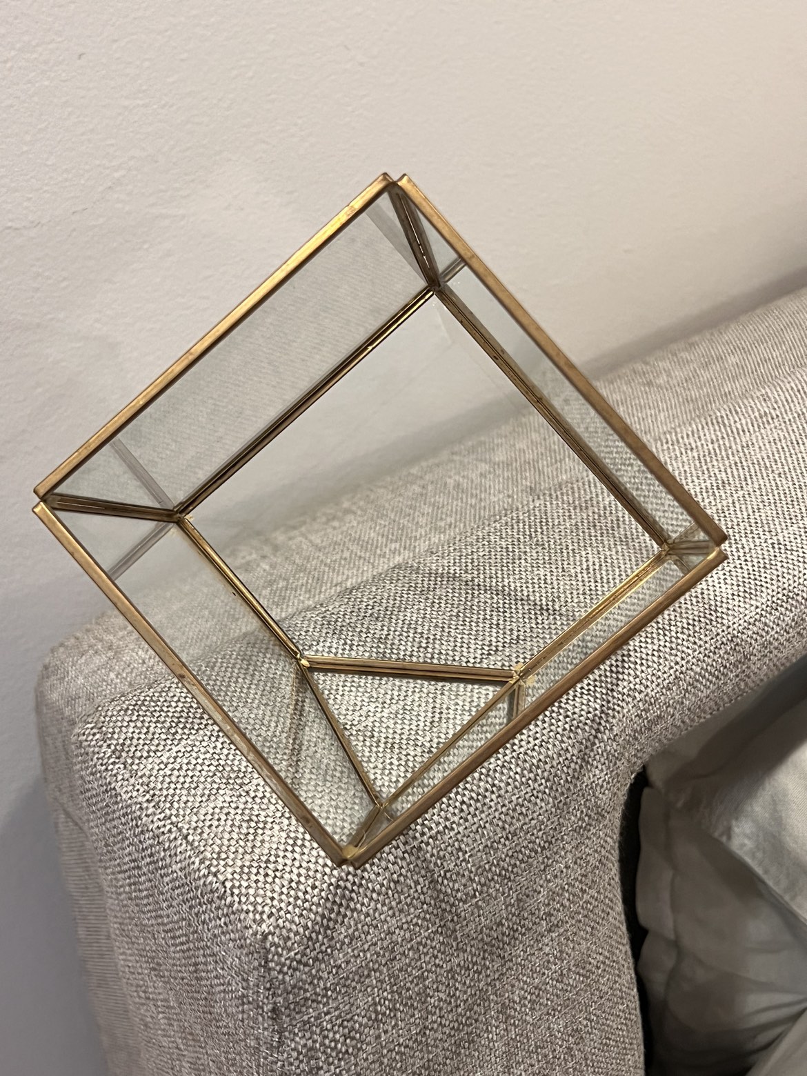 Glass Square Terrarium for Air Plant, Flower, Cactus, and More